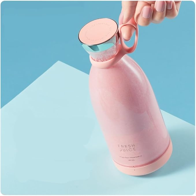 Portable Smoothie Blender – 350 ml – Cordless, USB Rechargeable