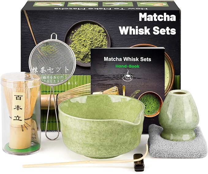 7-piece Japanese matcha set