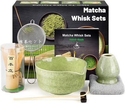 7-piece Japanese matcha set